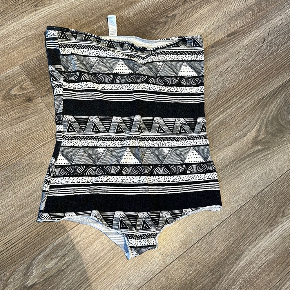 American apparel strapless body suit